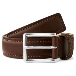 Padua | Dark Brown Full Grain Leather Belt