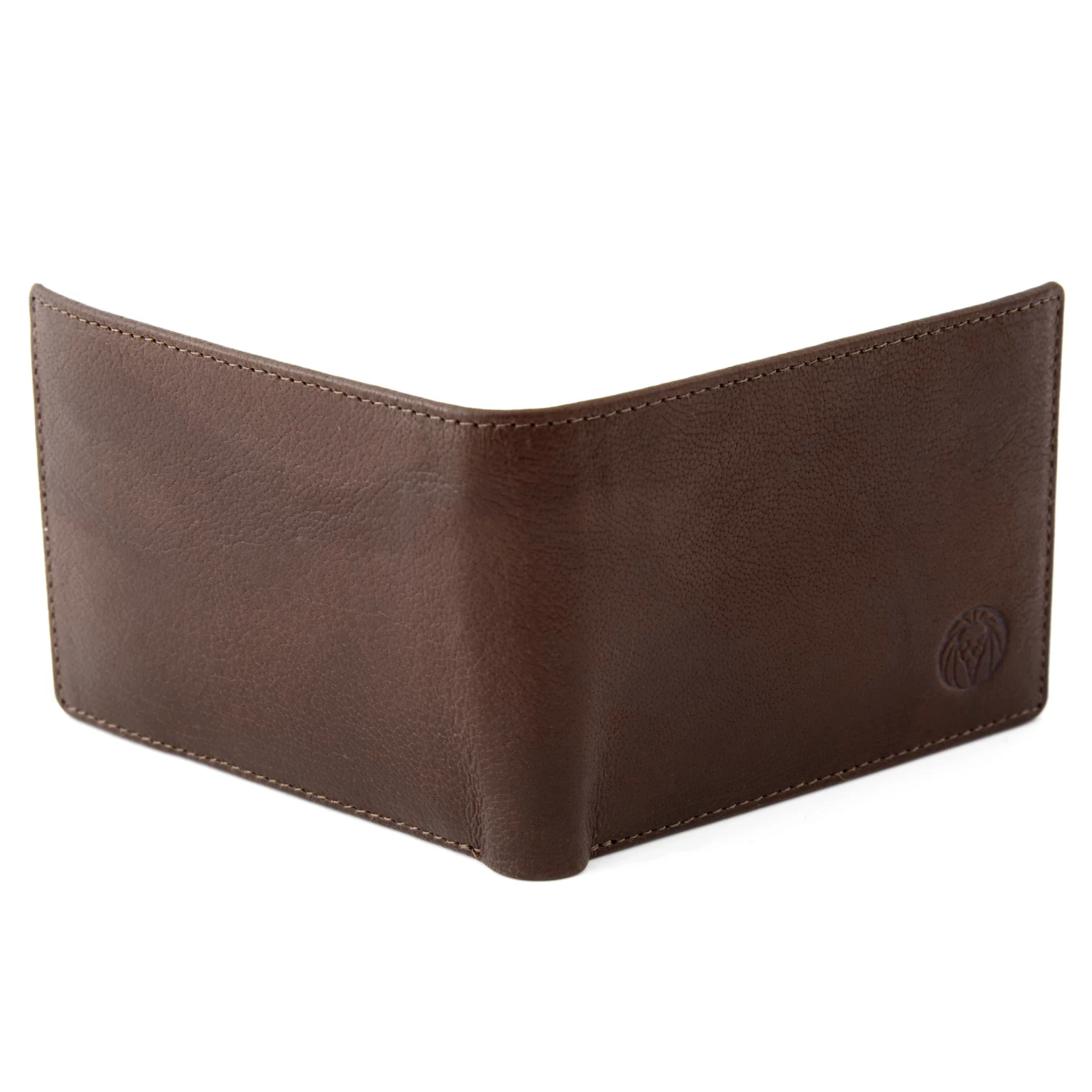 California | Simple Brown Leather Wallet - Image 8