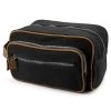 Selah Black & Tan Tarpa Wash Bag