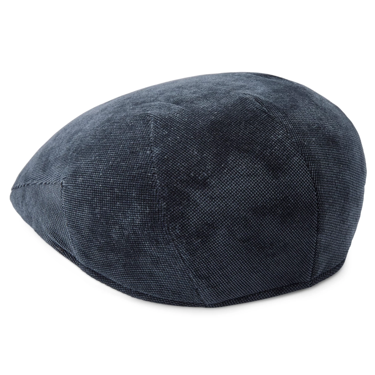 Fido | Classic Deep Blue Patterned Flat Cap - Image 3