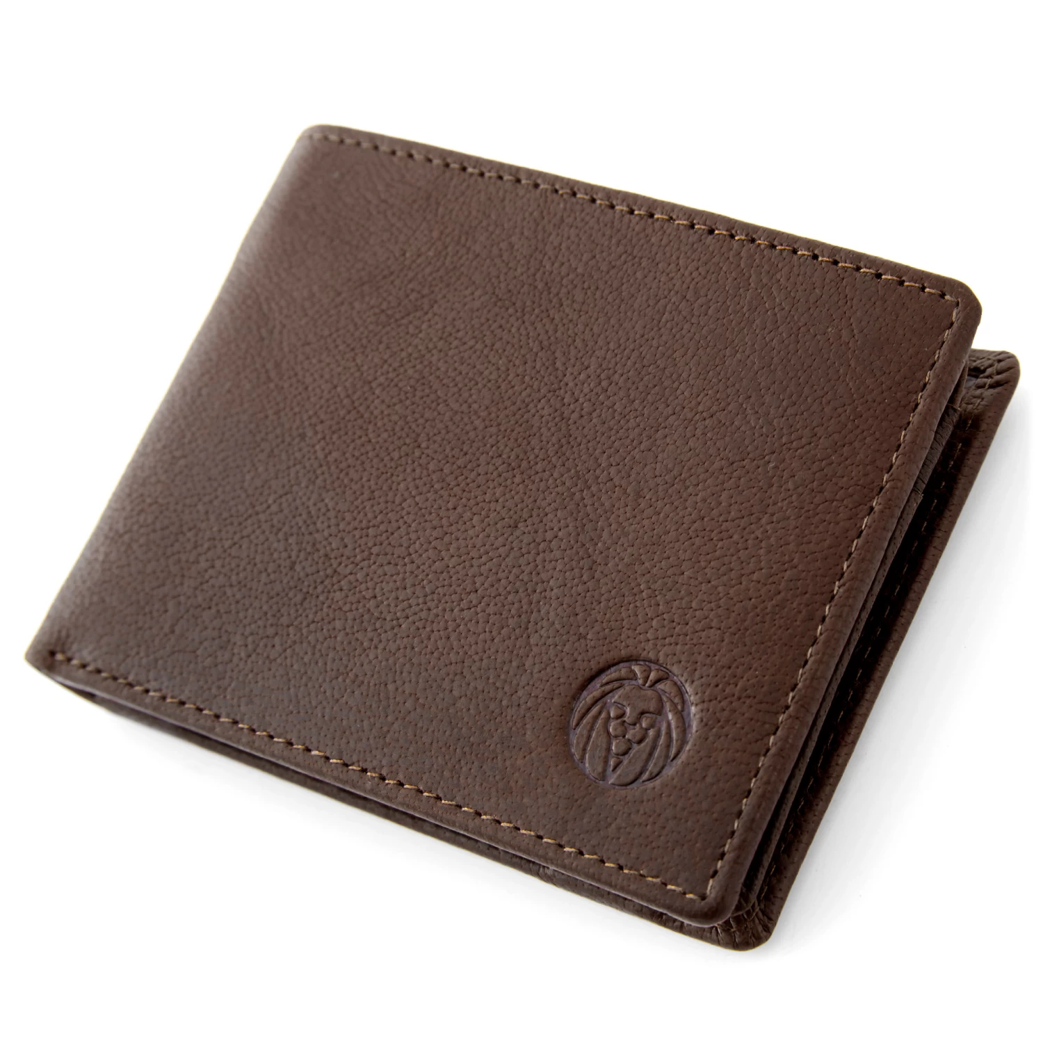 California | Simple Brown Leather Wallet - Image 4