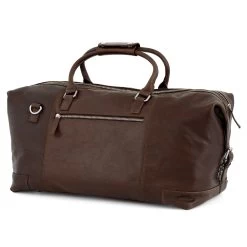California | Dark Brown Leather Weekend Bag