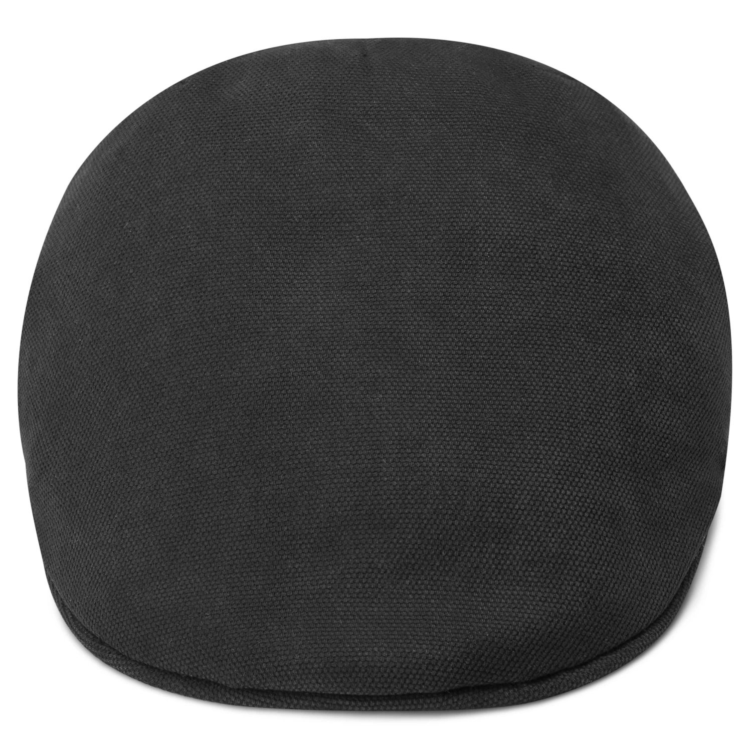 Moda | Dark Grey Cotton Flat Cap - Image 2