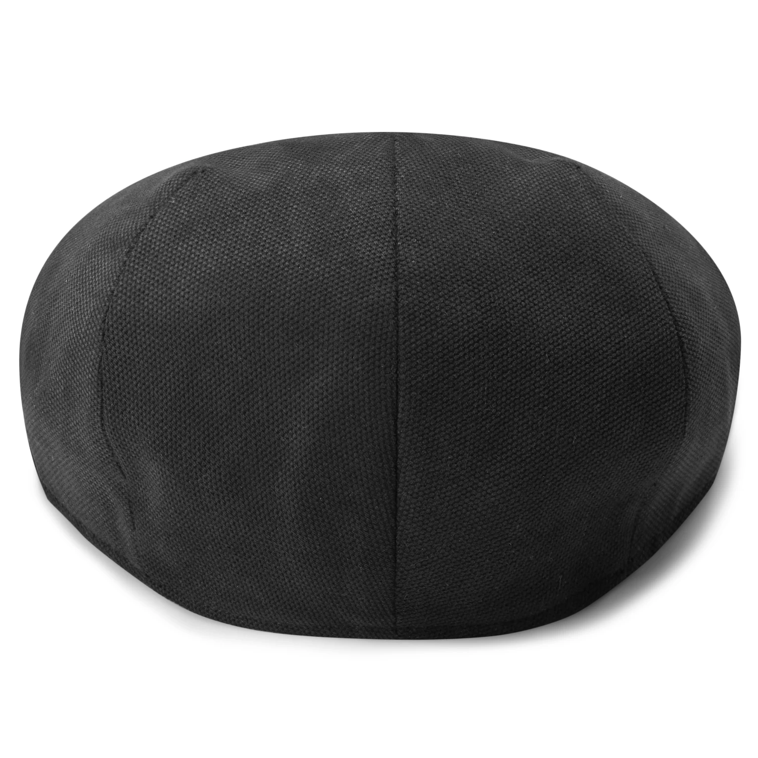 Moda | Dark Grey Cotton Flat Cap - Image 6