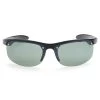 Black & Army Green Wraparound Sports Sunglasses