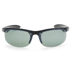 Black & Army Green Wraparound Sports Sunglasses