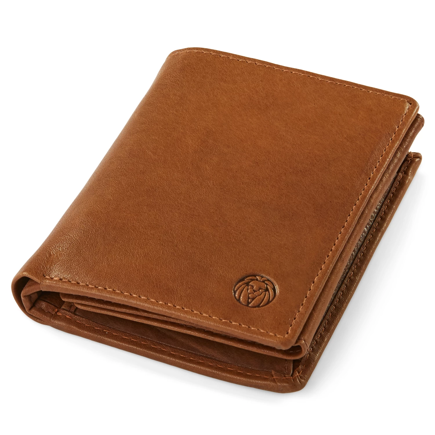 Vintage Tan RFID Leather Wallet - Image 6