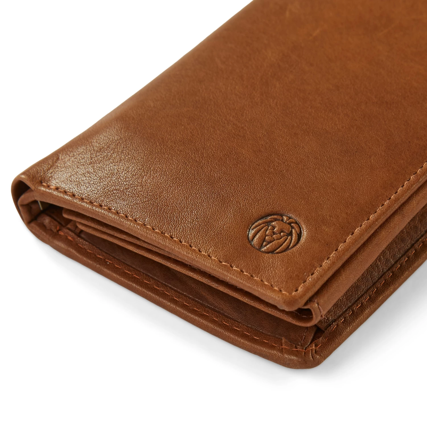 Vintage Tan RFID Leather Wallet - Image 7