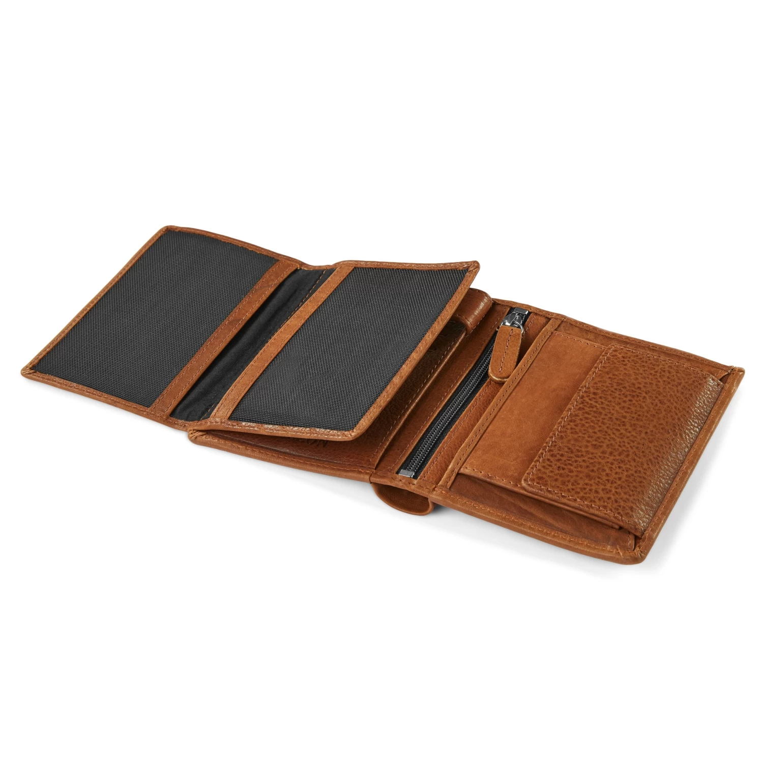Vintage Tan RFID Leather Wallet - Image 9