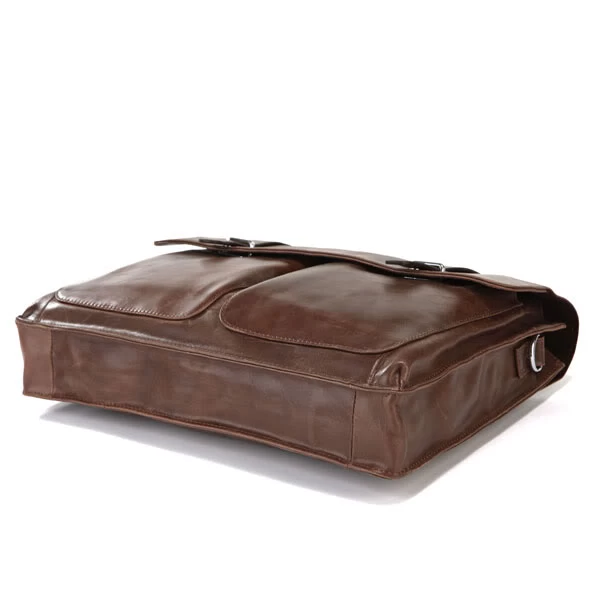 Vintage Dark Brown Leather Case - Image 7