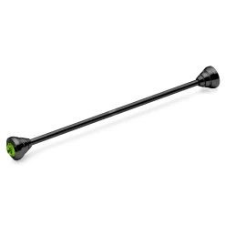 Black Collar Bar With Green Zirconia