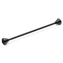 Black Collar Bar With Black Zirconia