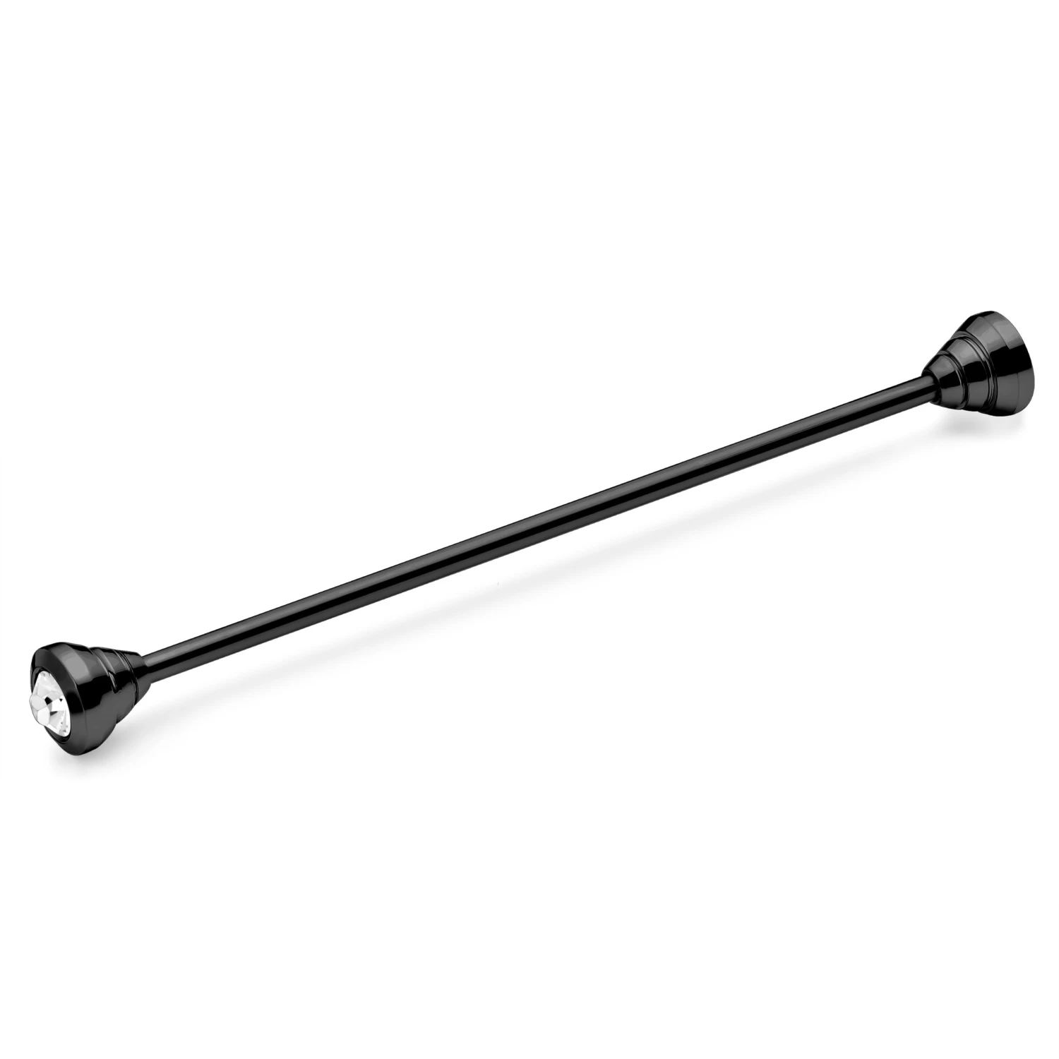 Black Collar Bar With Zirconia