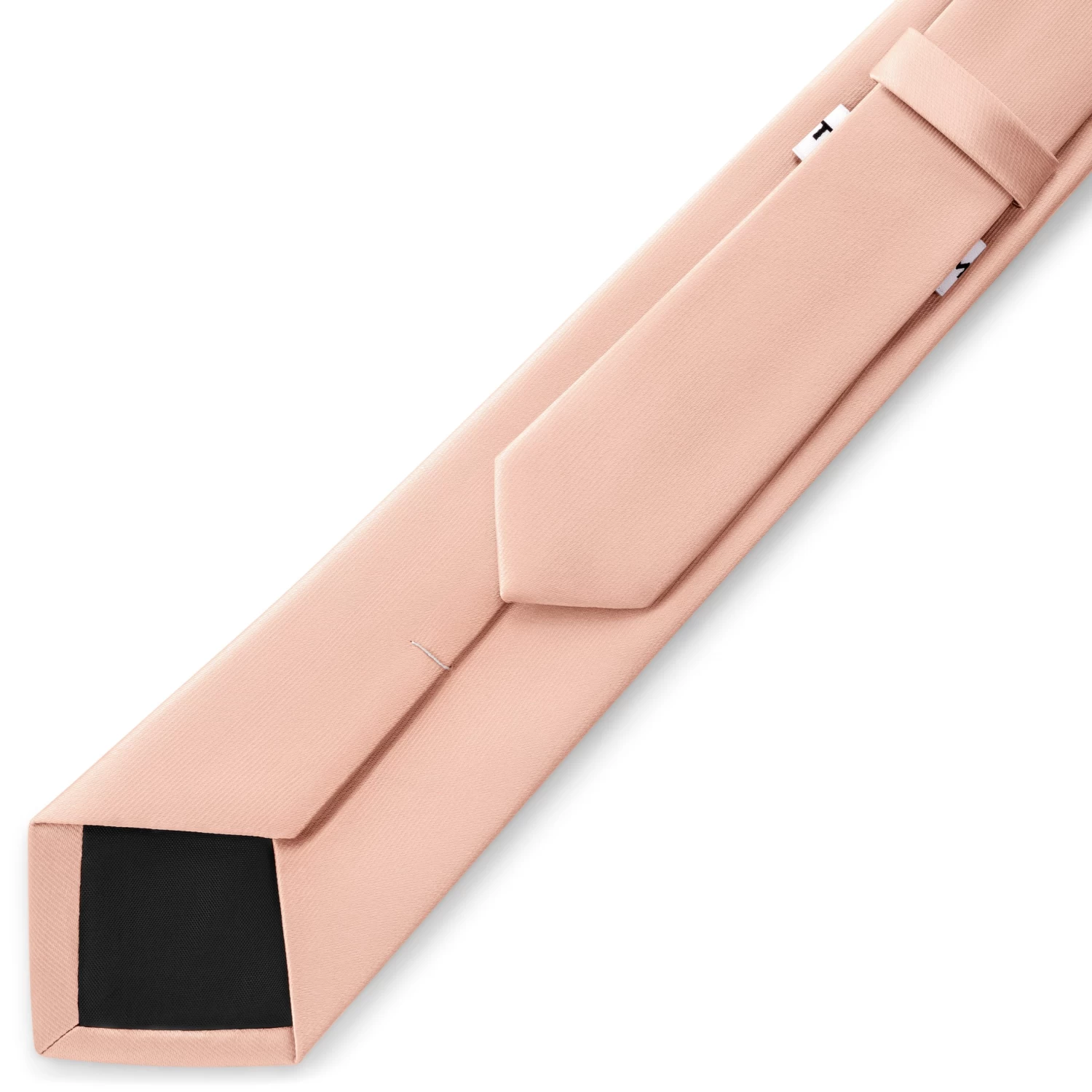 8 Cm Rose Pink Satin Tie - Image 2