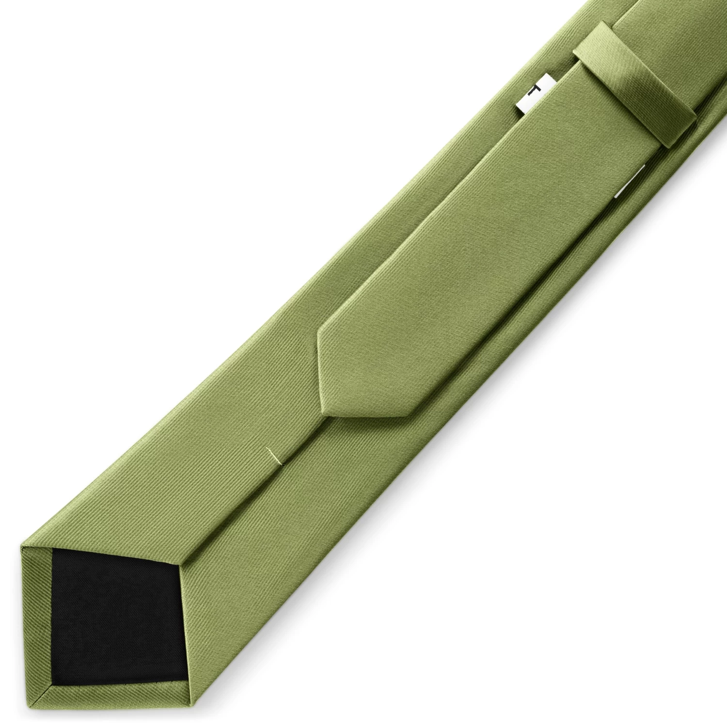 8 Cm Light Green Satin Tie - Image 2