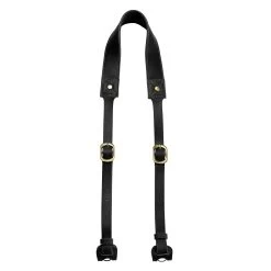 Camera Neck Strap | Black Vintage Leather