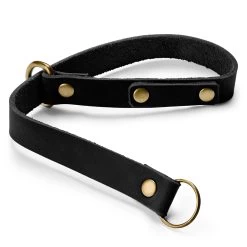 Camera Wrist Strap | Black Vintage Leather
