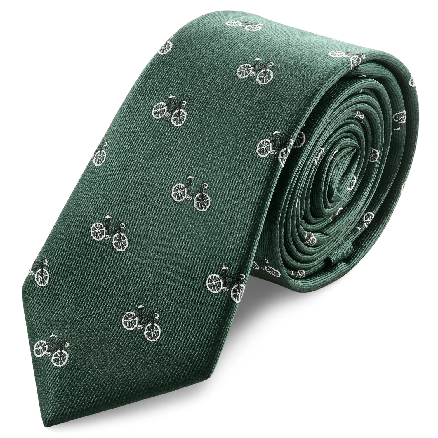 Motos | 6 Cm Green Bicycle Tie
