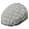 Moda | Camouflage & Light Grey Plaid Flat Cap