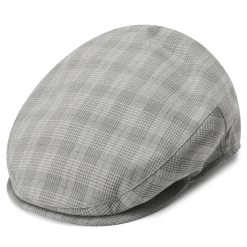 Moda | Camouflage & Light Grey Plaid Flat Cap