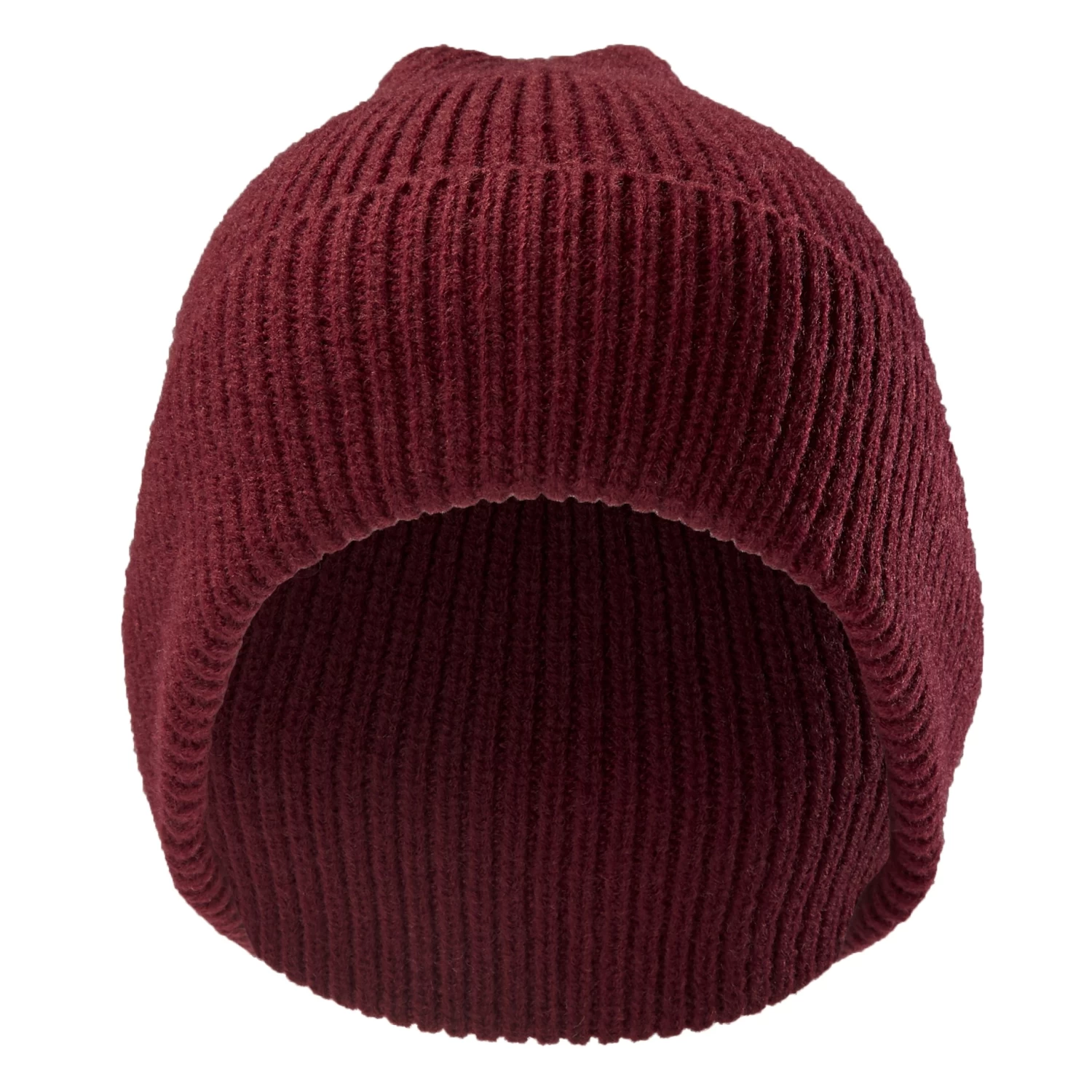 Montagna | Wine Chunky Knitted Rib Beanie - Image 7