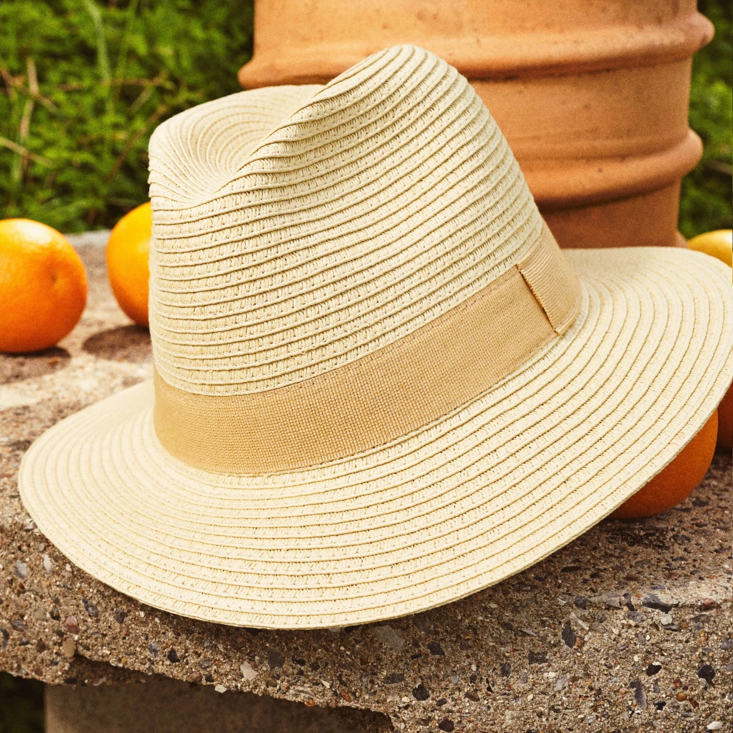 Lacuna | Beige Straw Fedora - Image 7