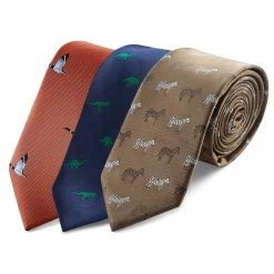 Animal-Themed Necktie Set