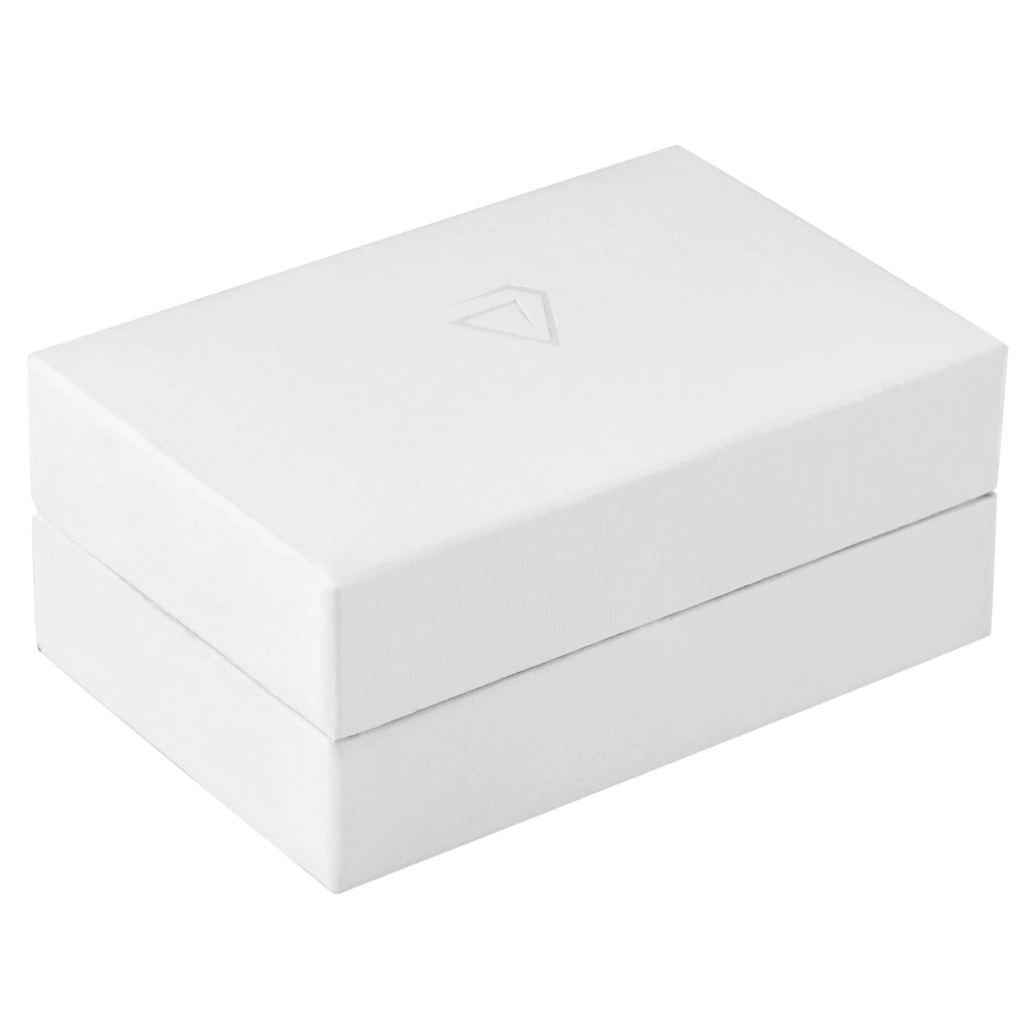 Rectangle Sleek 925s Silver Cufflinks And Short Tie Clip Set - Image 9