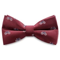 Motos | Red Bicycle Pre-Tied Bow Tie
