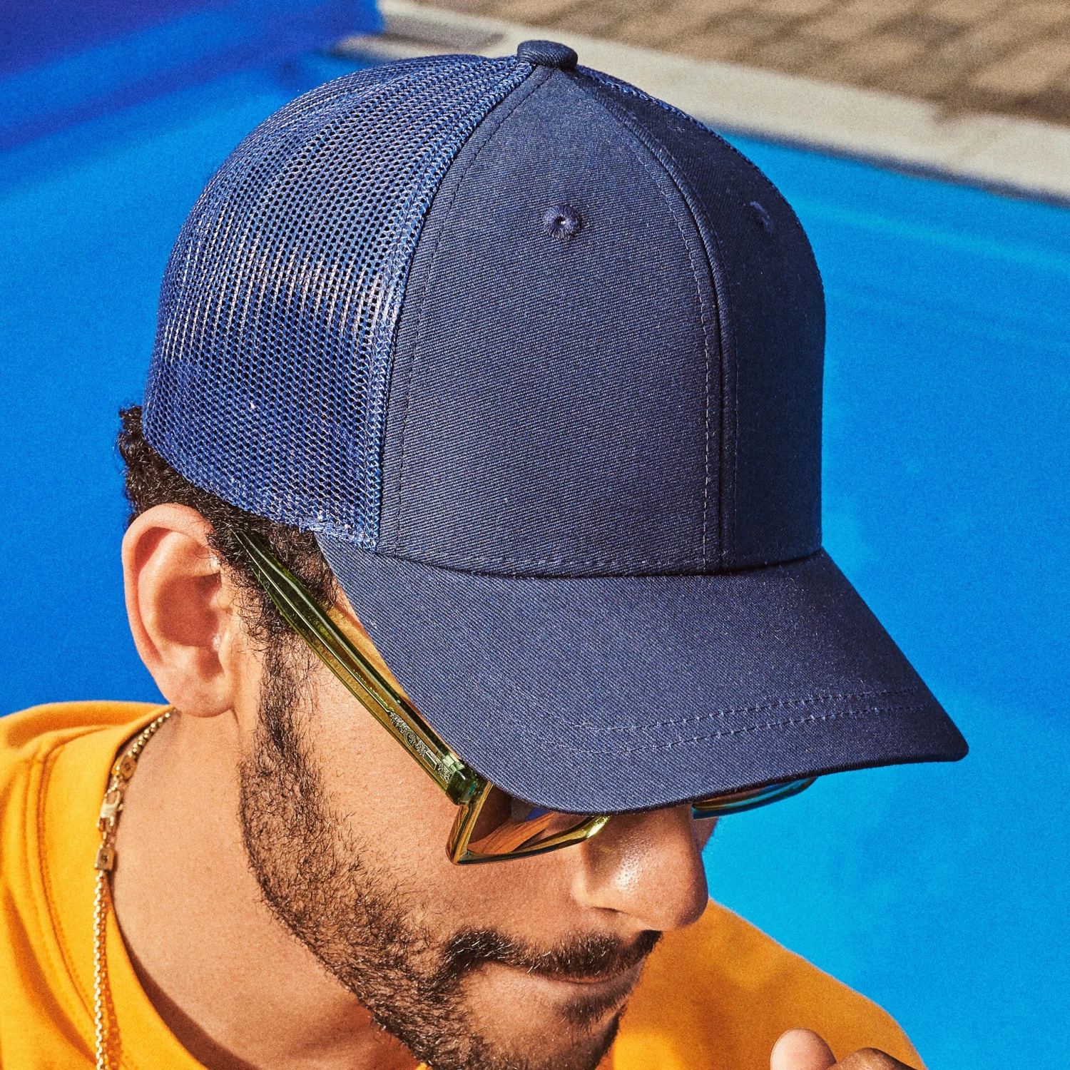 Lacuna | Blue Trucker Cap - Image 7