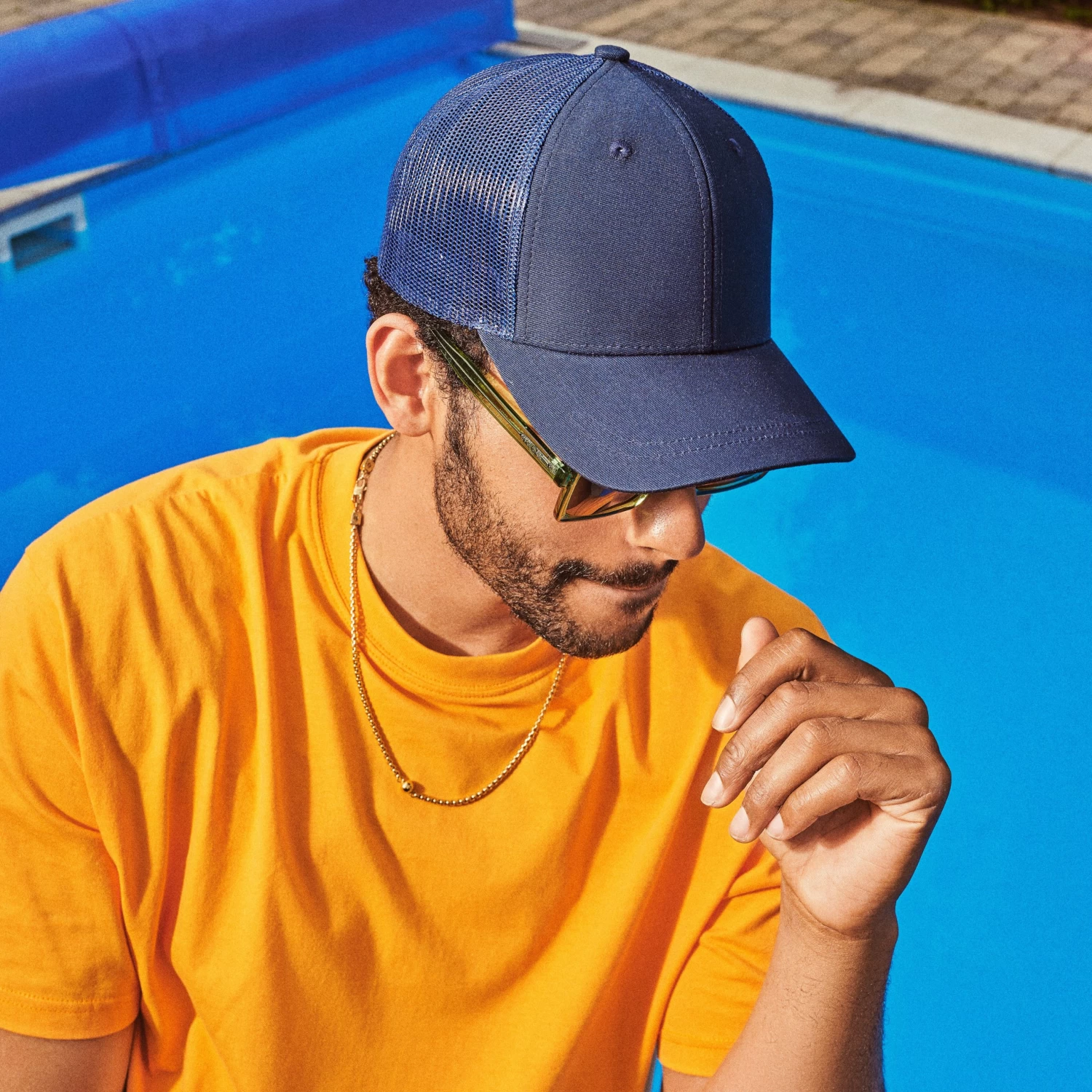 Lacuna | Blue Trucker Cap - Image 2