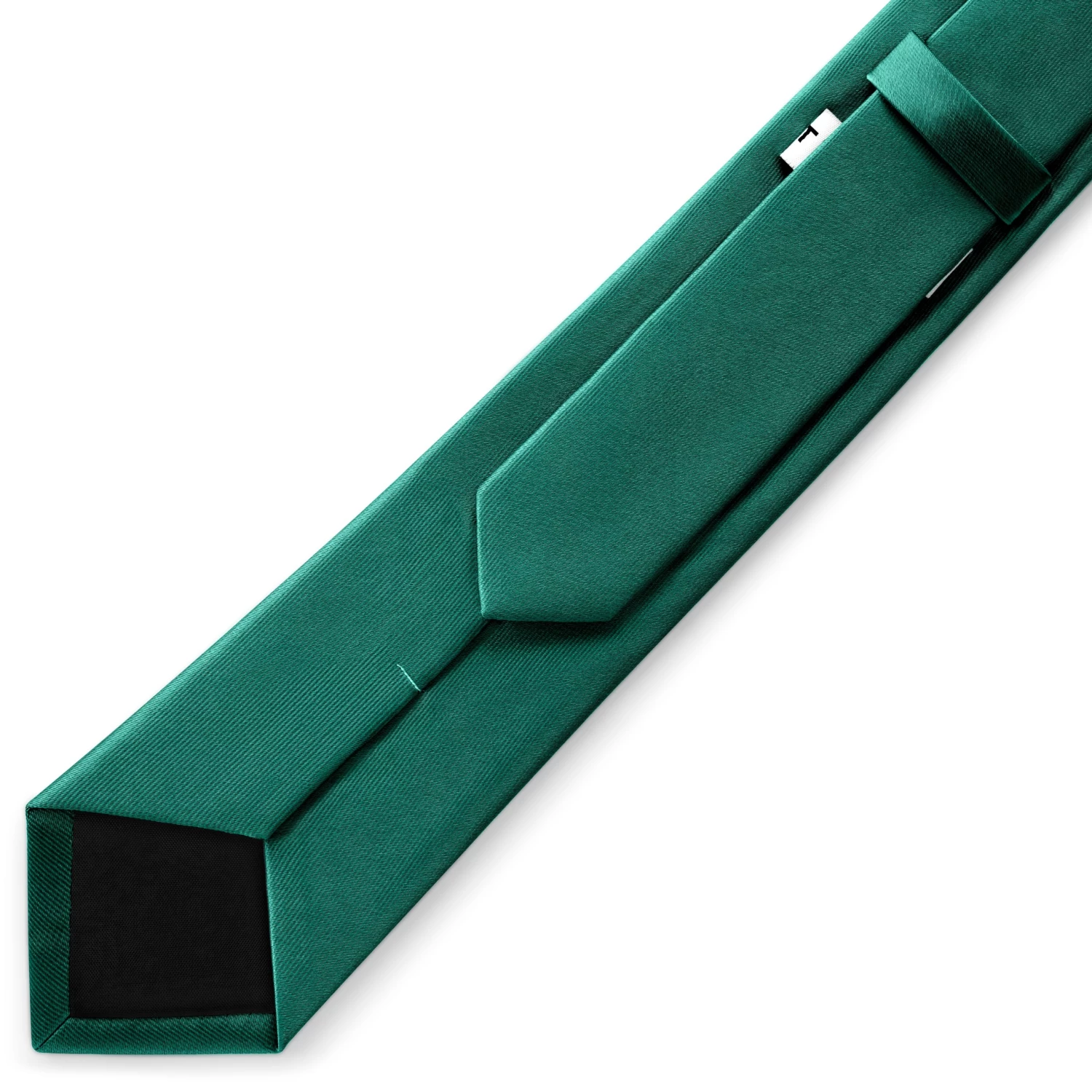 8 Cm Emerald Green Satin Tie - Image 2