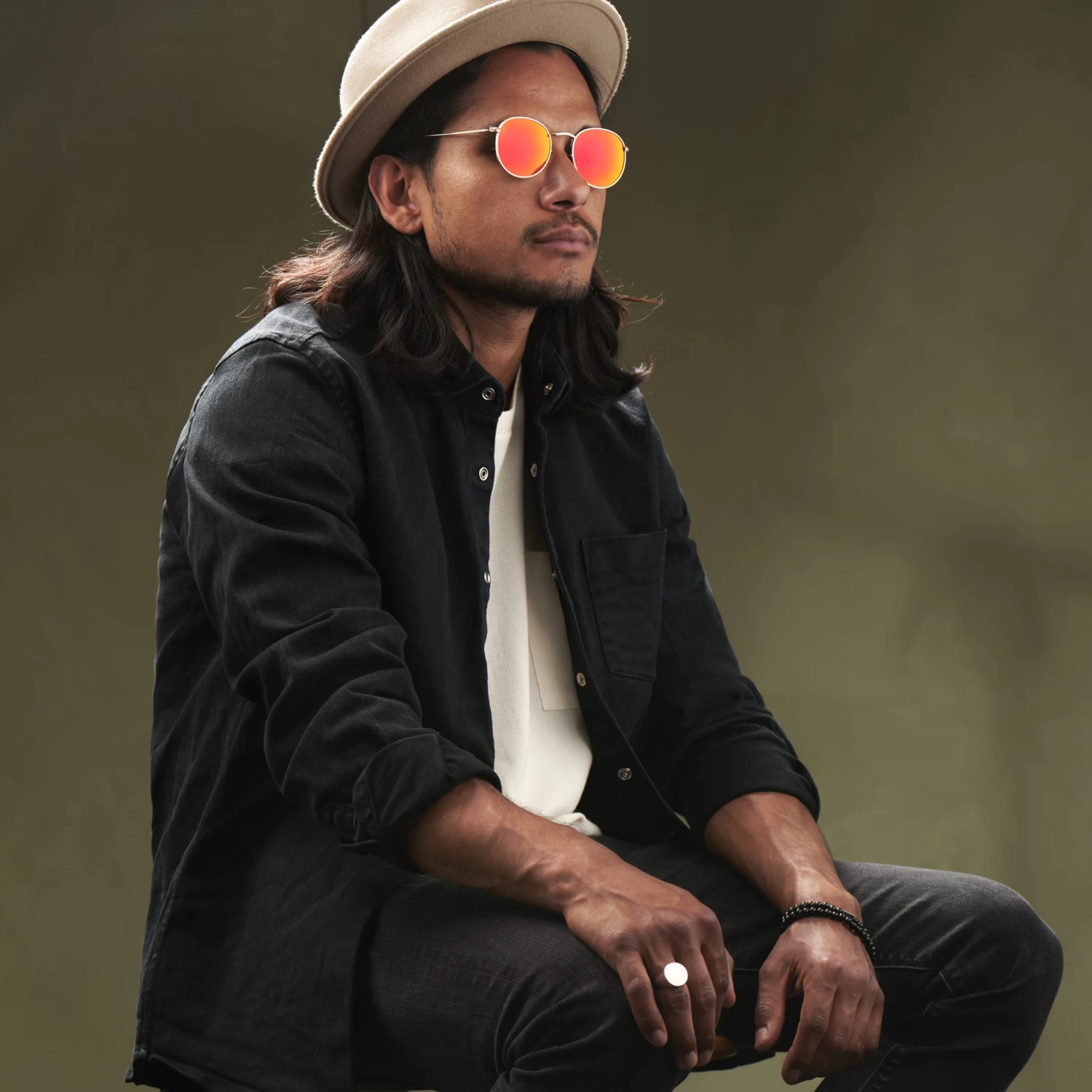 Dandy Pink Polarized Round Sunglasses - Image 6