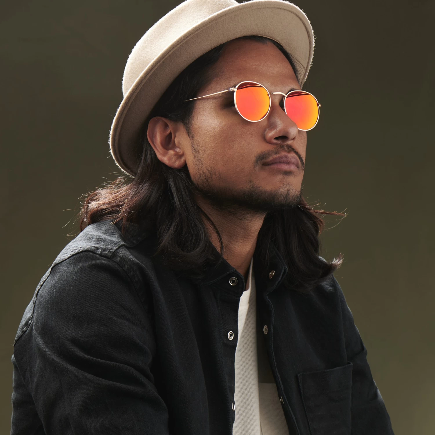 Dandy Pink Polarized Round Sunglasses - Image 5