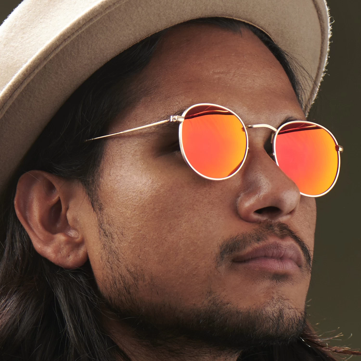 Dandy Pink Polarized Round Sunglasses - Image 7