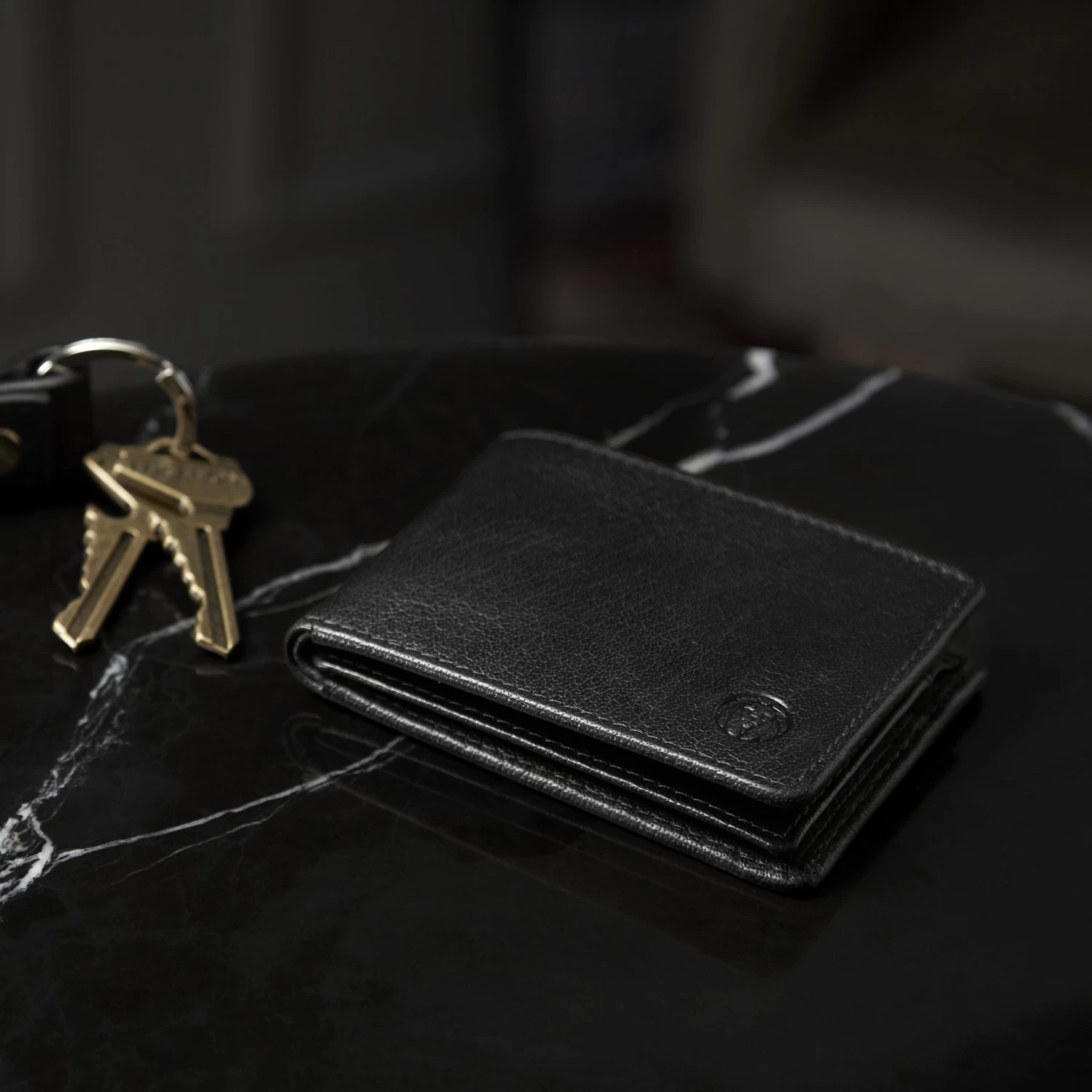 California | Small Black Leather Wallet - Image 4