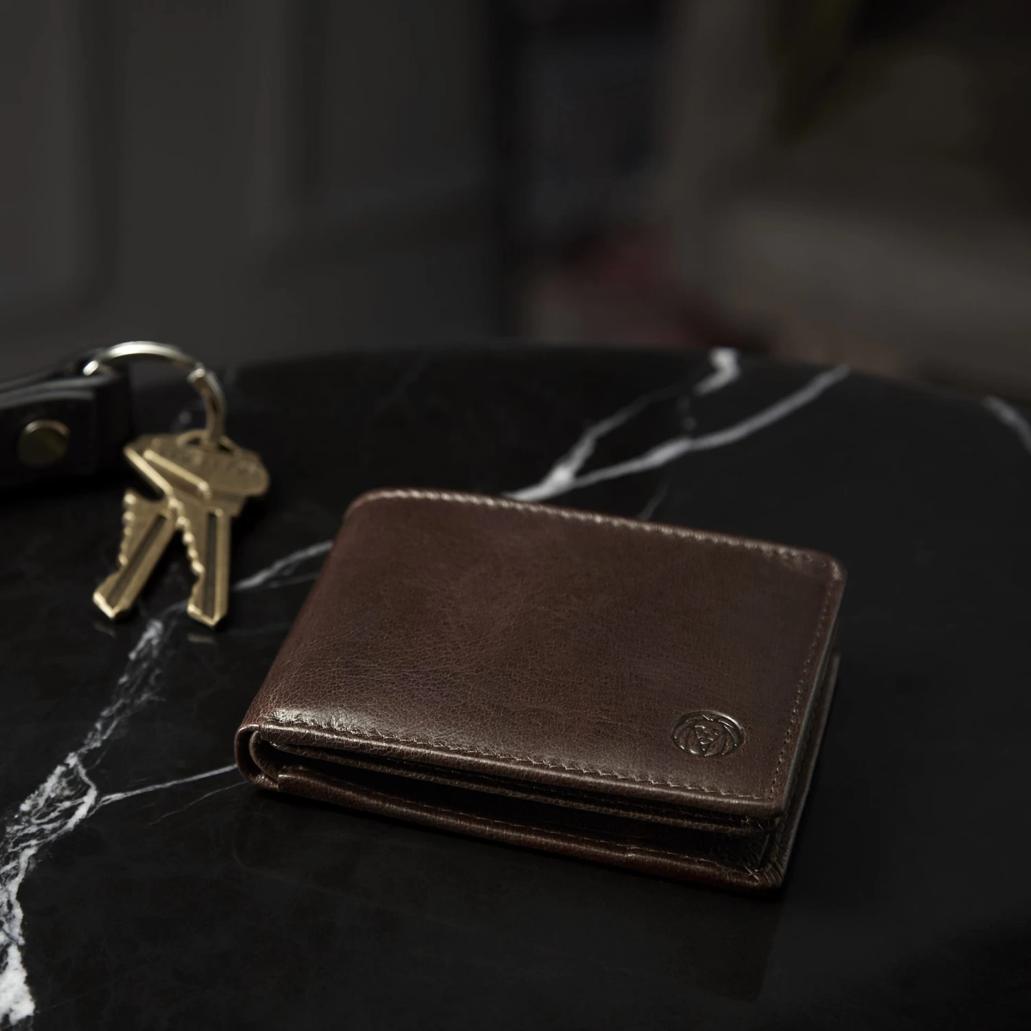 California | Simple Brown Leather Wallet - Image 3