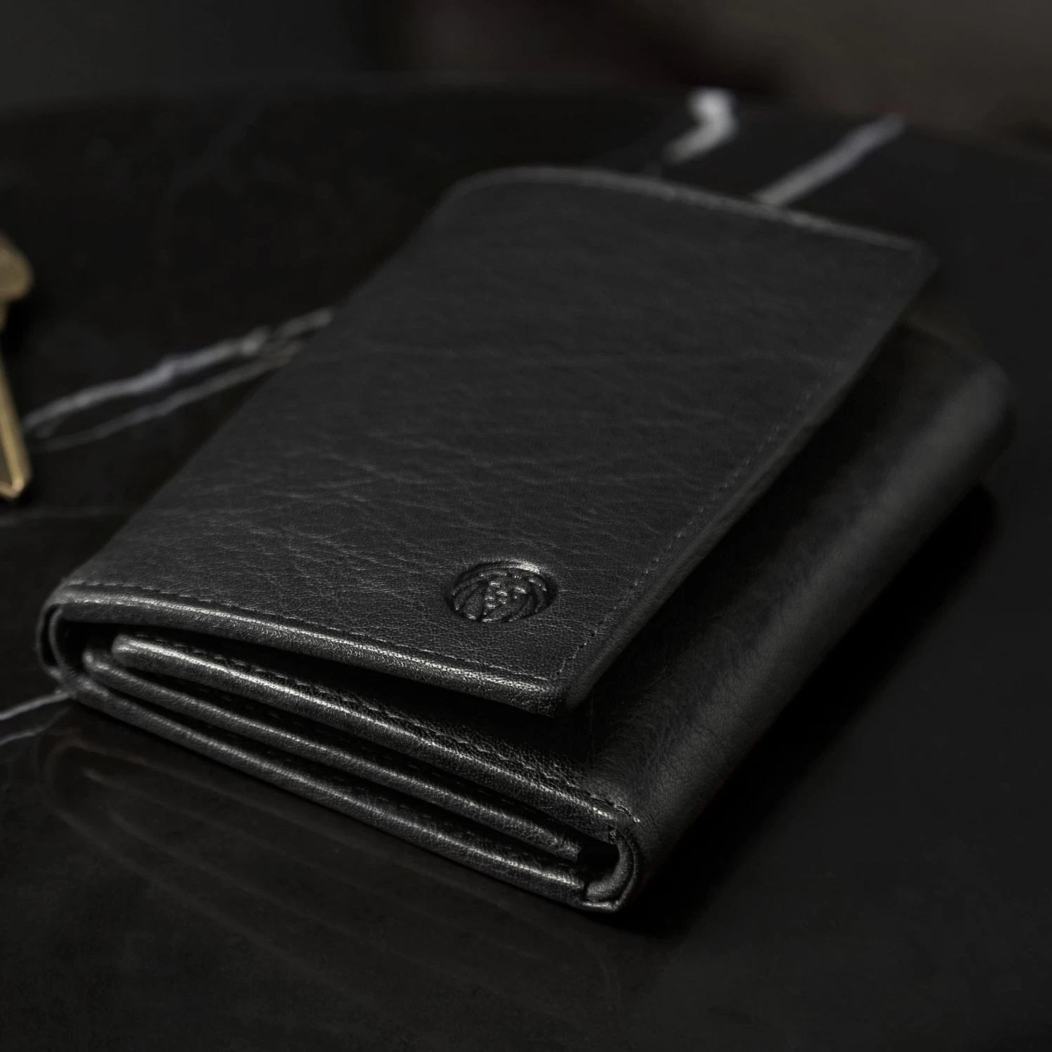 Montreal | Maple Black RFID Leather Wallet - Image 12