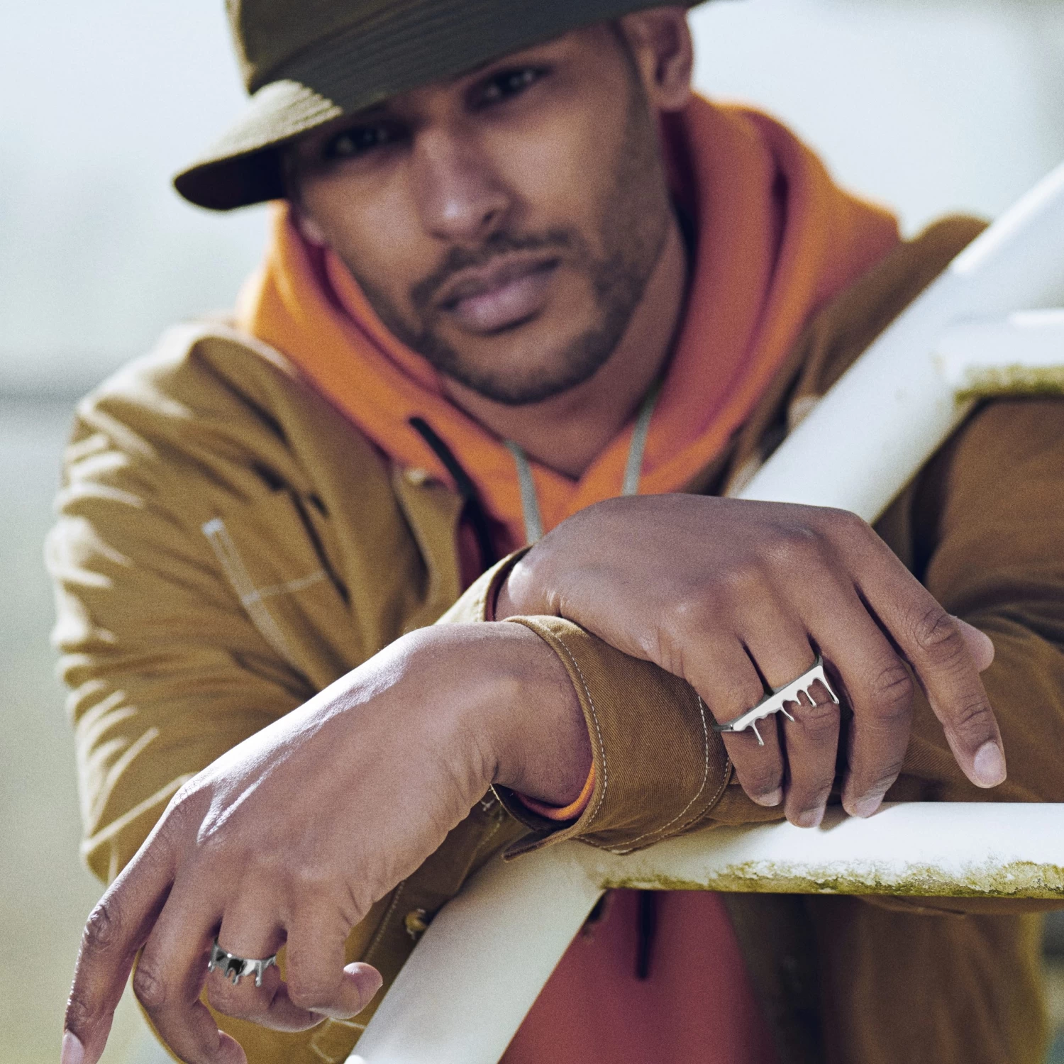 Fahrenheit | 12 Mm Silver-Tone Stainless Steel Melting Ring - Image 3