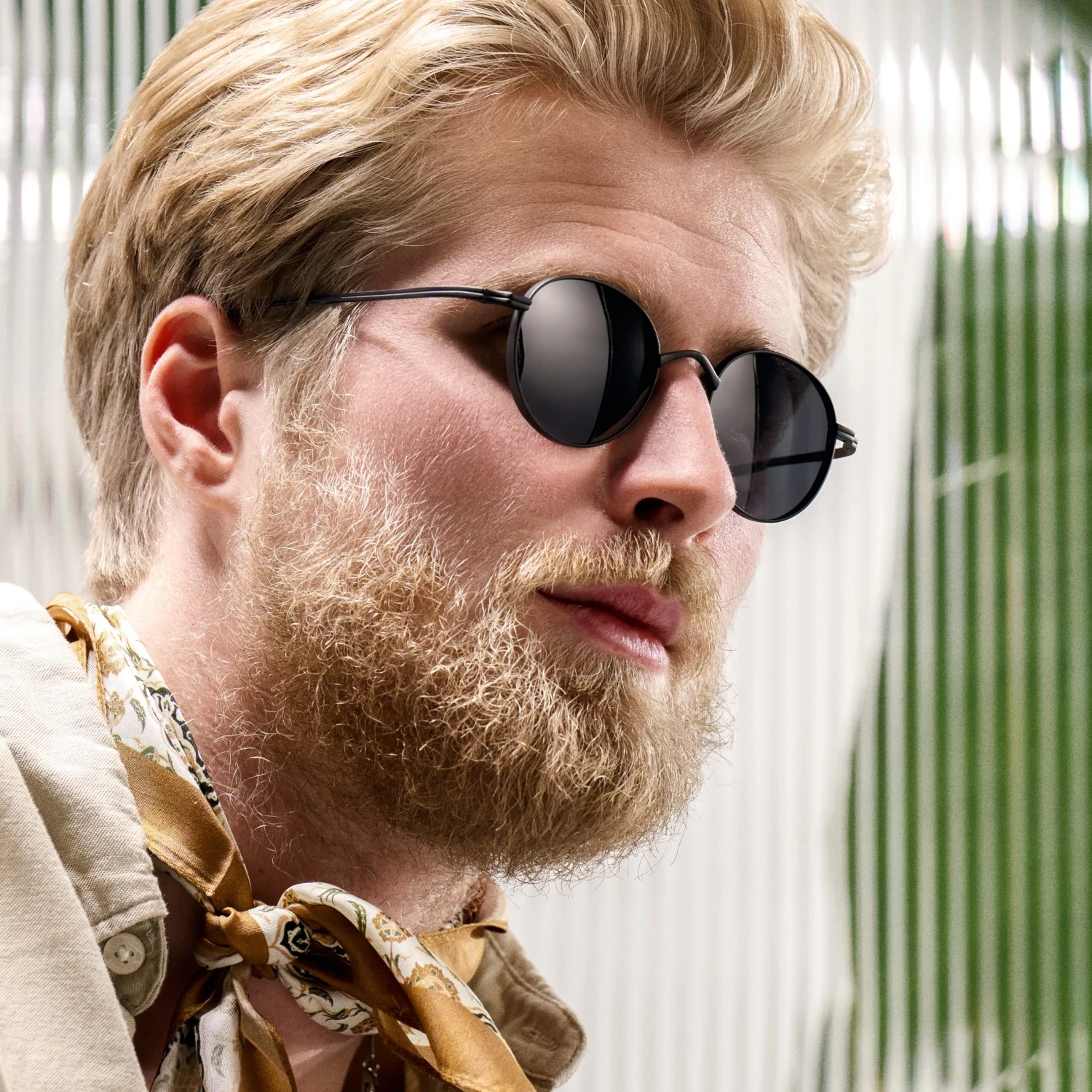 Occasus | Round Black Titanium Polarized Sunglasses - Image 2