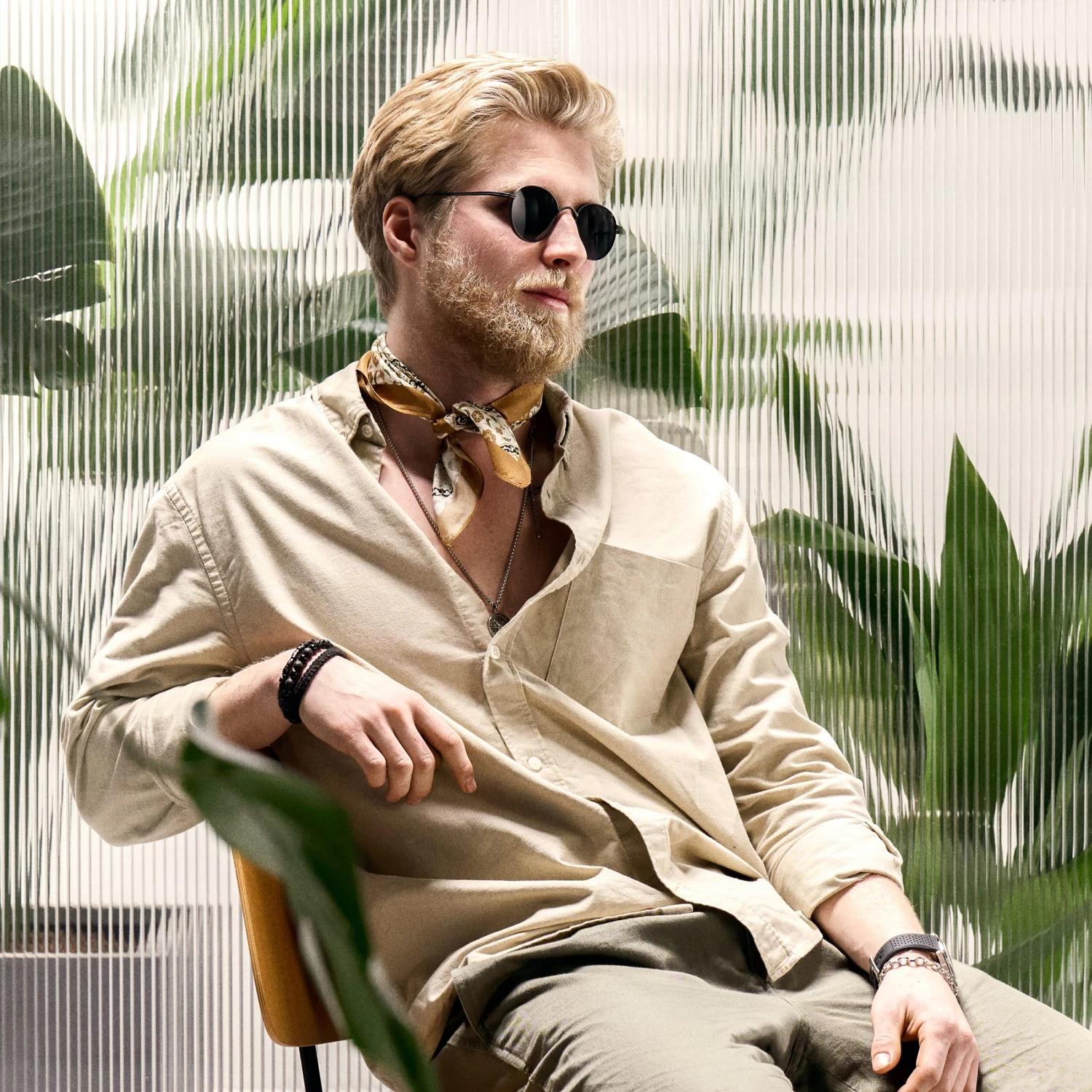 Occasus | Round Black Titanium Polarized Sunglasses - Image 3