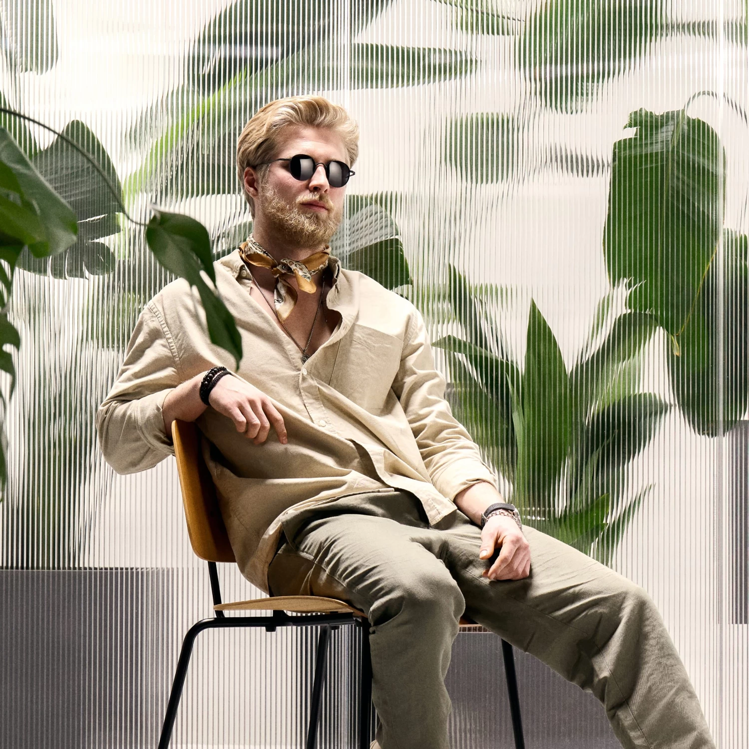 Occasus | Round Black Titanium Polarized Sunglasses - Image 4