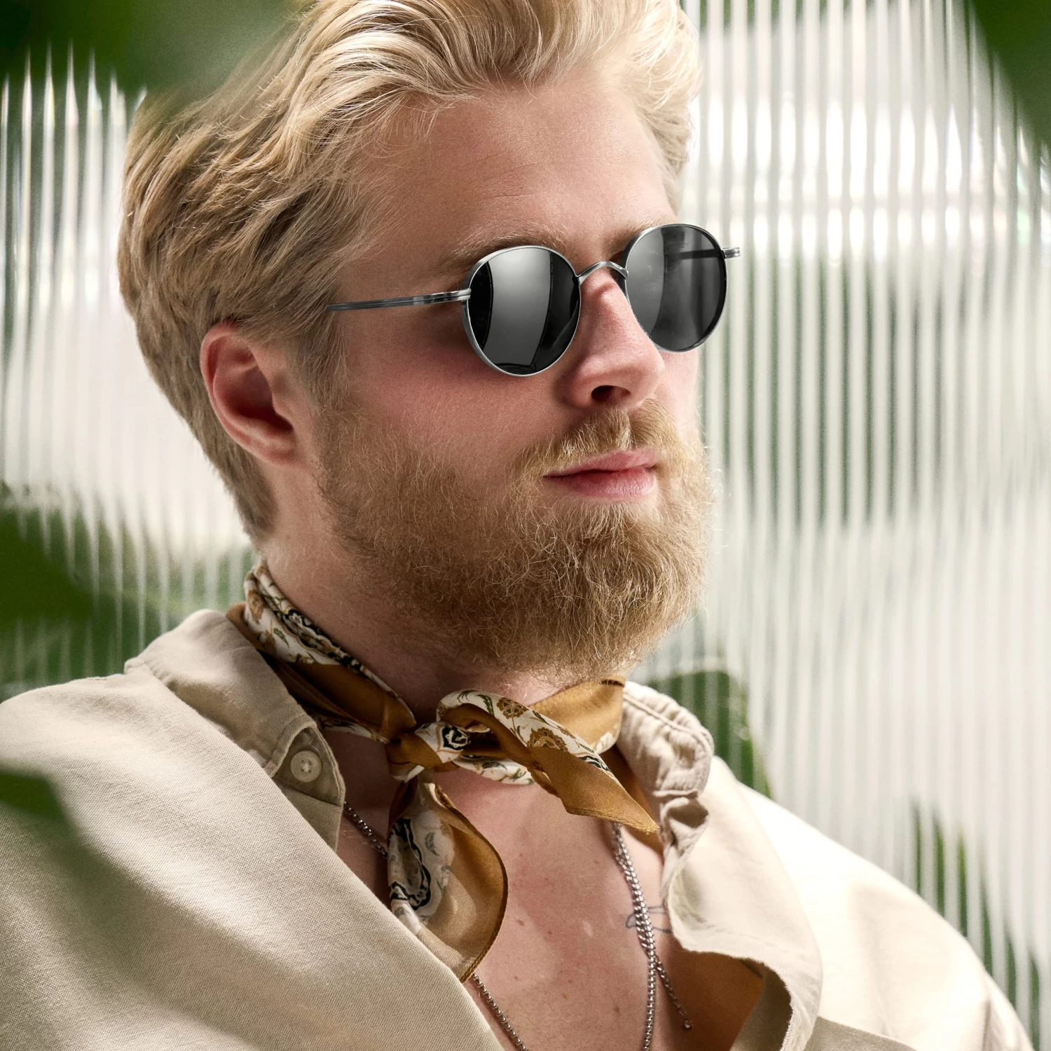 Occasus | Round Gunmetal Titanium Polarized Sunglasses - Image 2