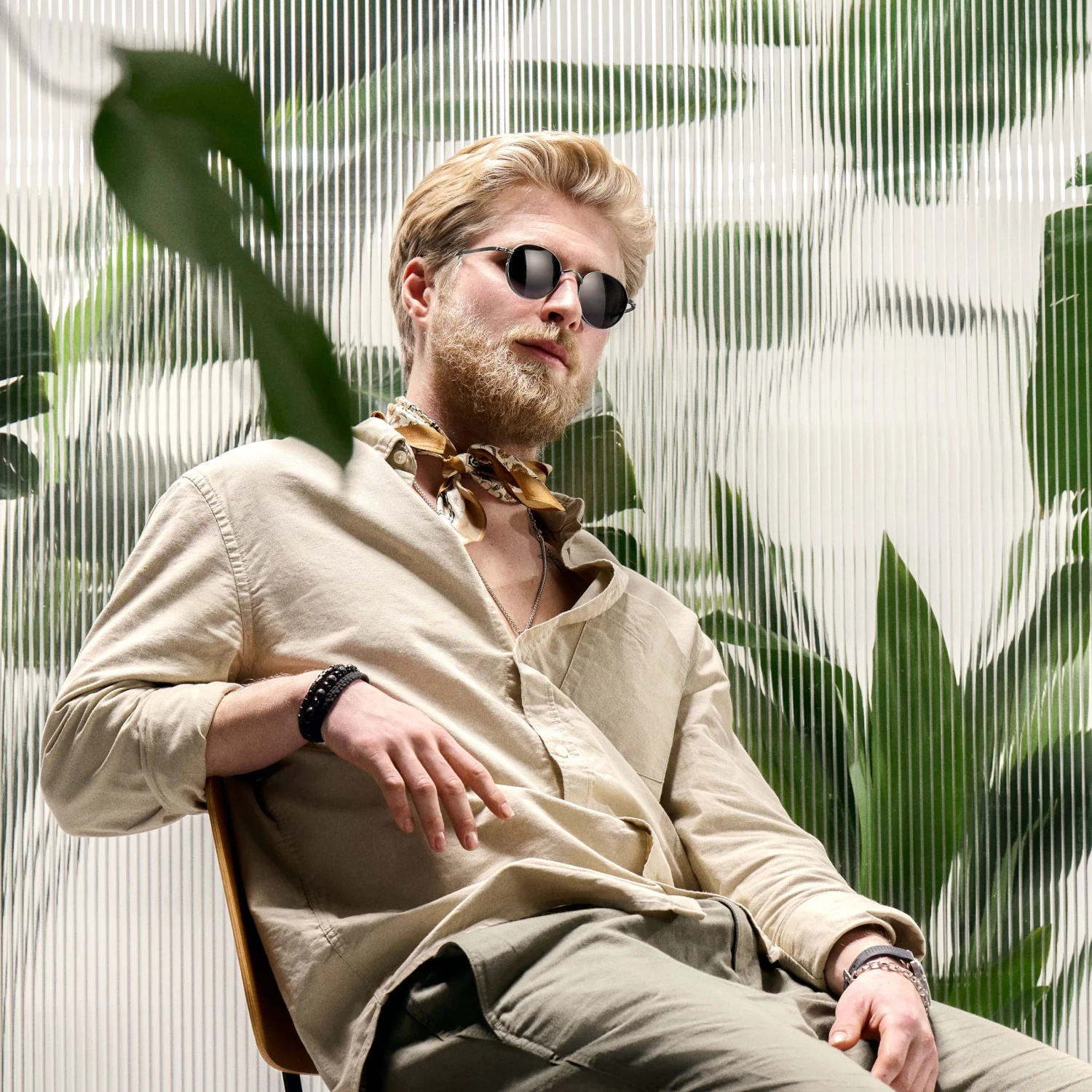 Occasus | Round Gunmetal Titanium Polarized Sunglasses - Image 4