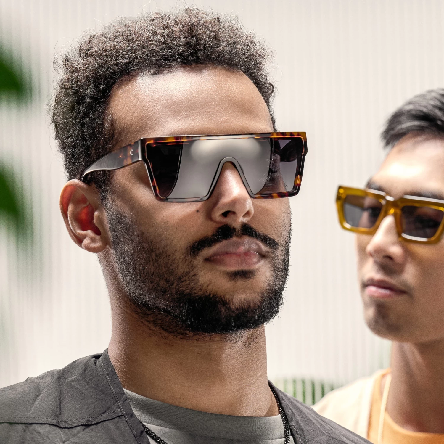 Occasus | Tortoise Shell Retro Squared Polarized Sunglasses - Image 2