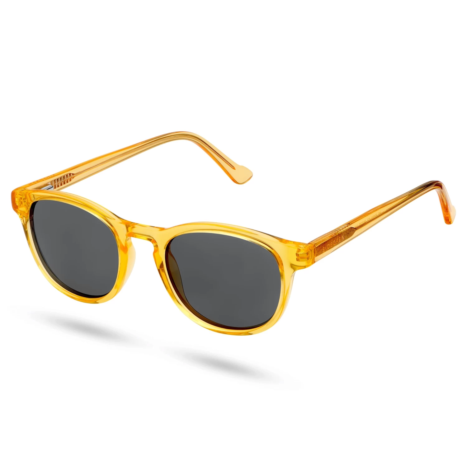 Classic Yellow & Dark Grey Polarised Sunglasses - Image 5