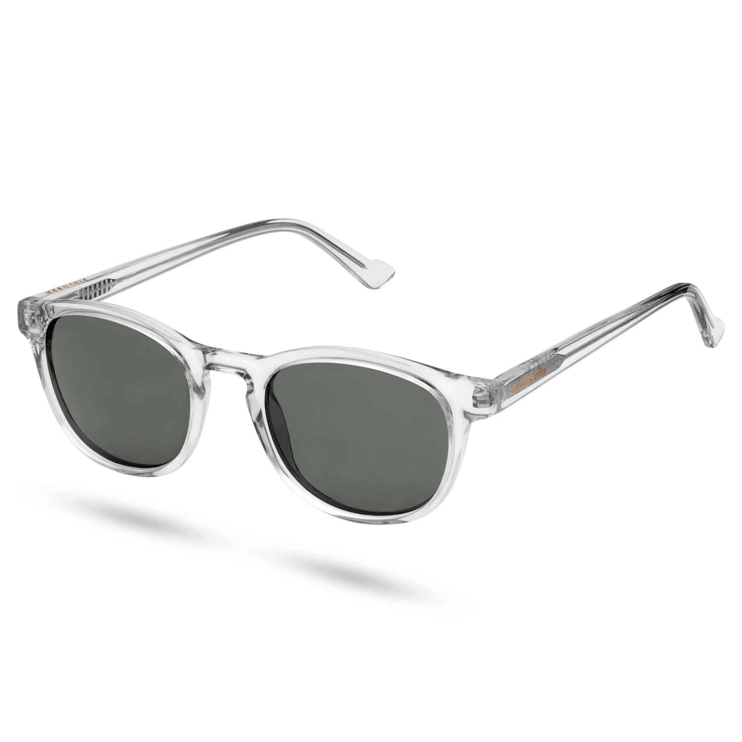 Classic Clear & Dark Grey Polarised Sunglasses - Image 4