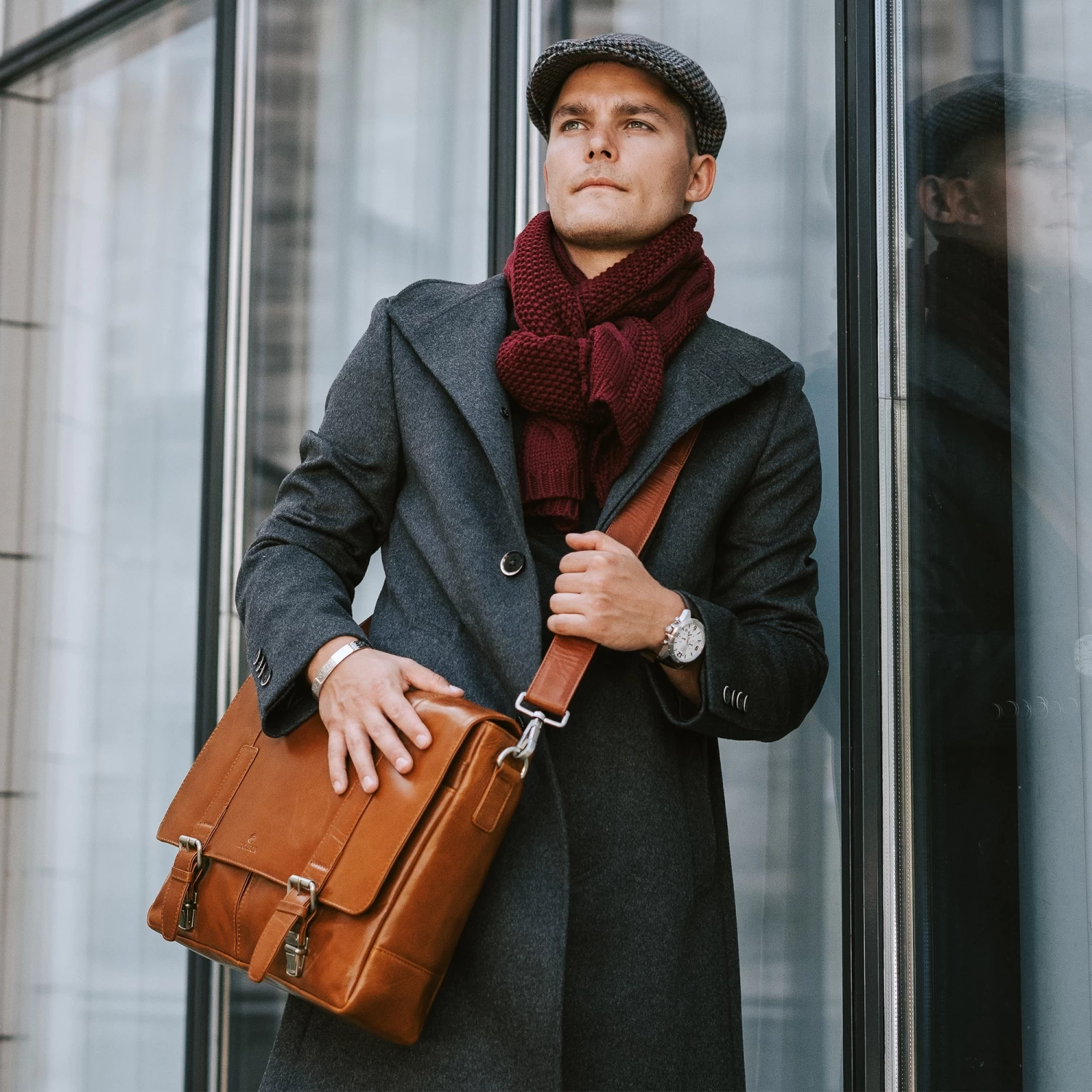 California | Tan Accordion Leather Wallet - Image 12