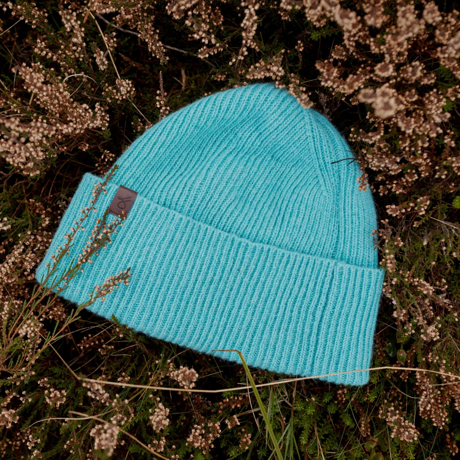 Hiems | Mint Recycled Wool Cuffed Beanie - Image 2