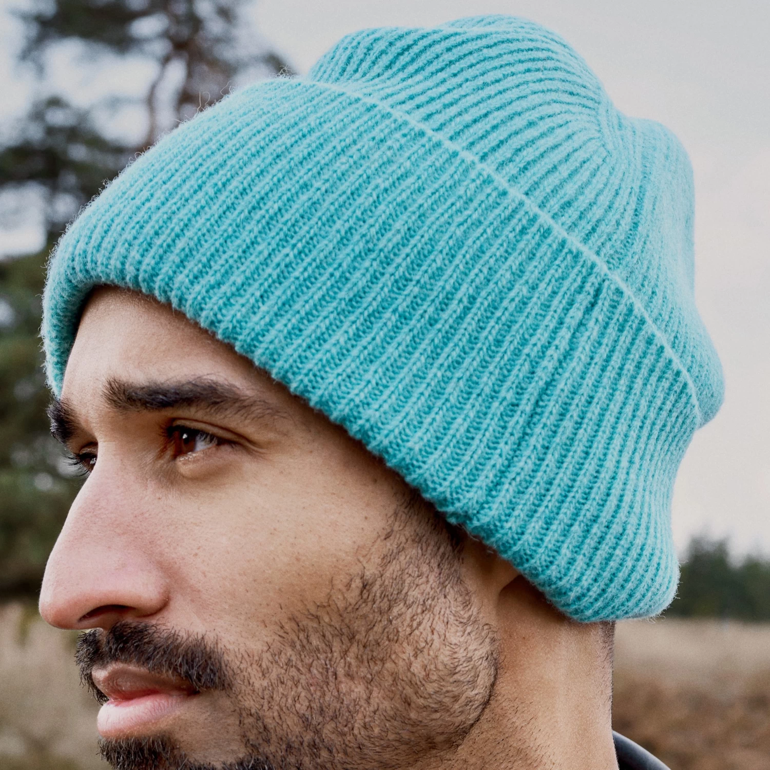 Hiems | Mint Recycled Wool Cuffed Beanie - Image 6